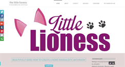 Desktop Screenshot of littlelioness.net